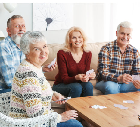 Group people smiling