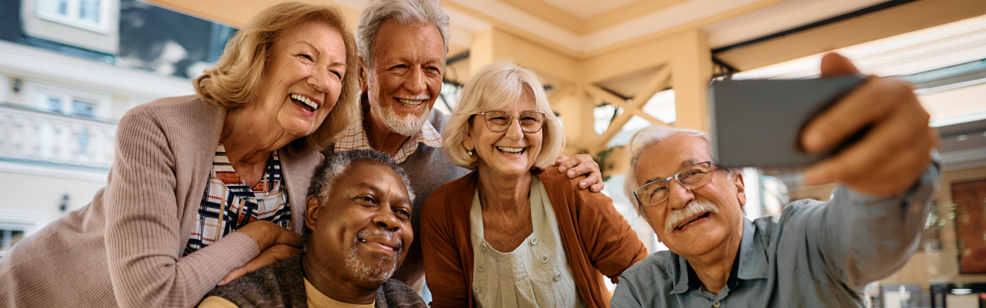 group people smiling