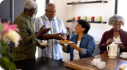 Group of elderly people